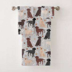 Ensemble de serviettes de bain pour ramasseur Labr