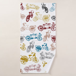 Ensemble de serviettes de bain pour vélos