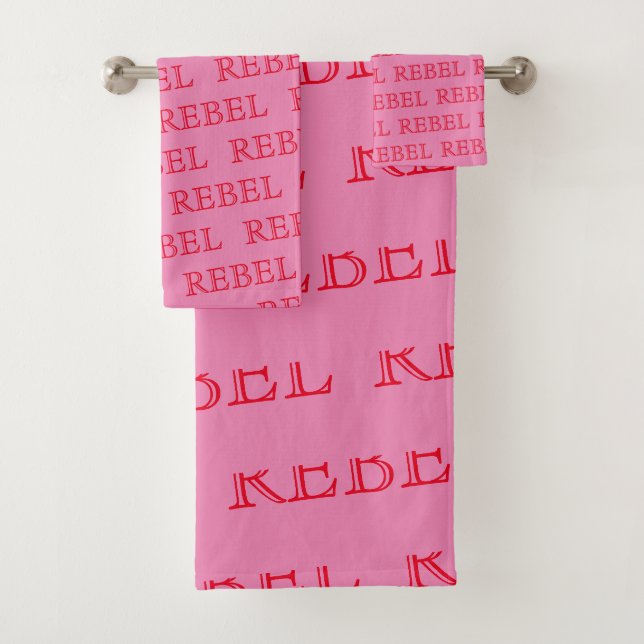 Ensemble de serviettes de bain - REBEL (En situation)
