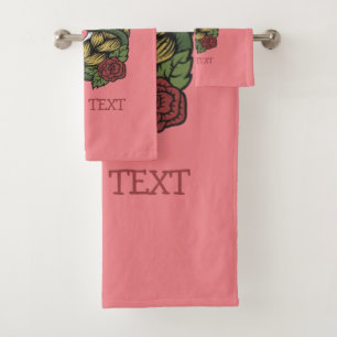Ensemble de serviettes de bain Rose Urban Warrior 