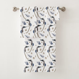 Ensemble de serviettes de bain Seahorse Frenzy