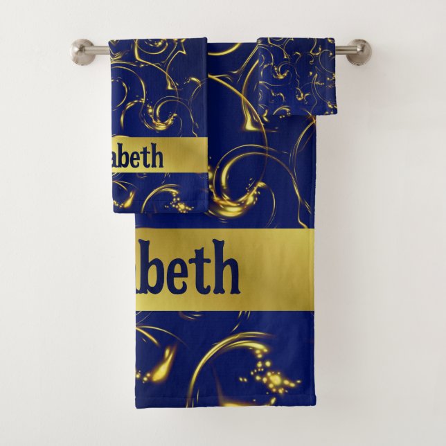 Ensemble de serviettes de bain, set, maison, chèqu (En situation)