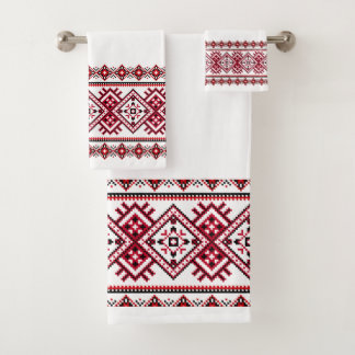 Ensemble de serviettes de bain Vyshyvanka Design u