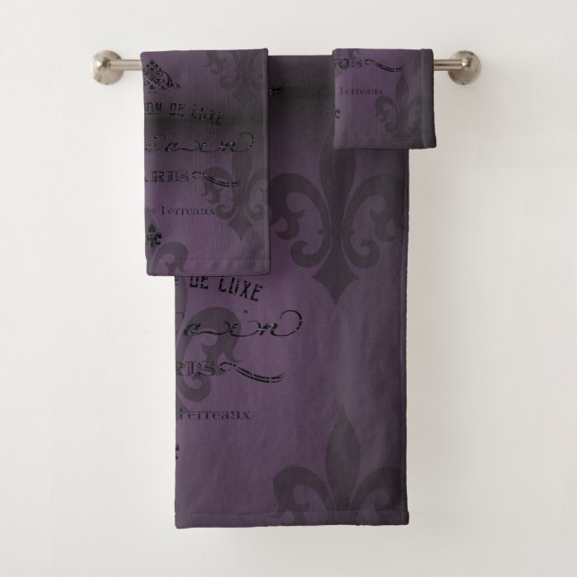 Ensemble De Serviettes De La Salle De Bains França (En situation)