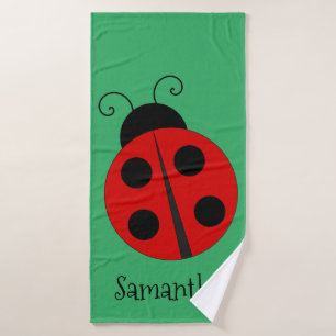 Ensemble de serviettes de plage de Ladybug