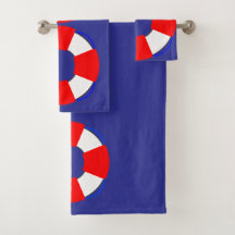Ensemble de serviettes de salle de bain avec motif