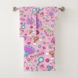Ensemble de serviettes de salle de bain Princesse