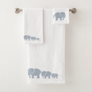 Ensemble De Serviettes De Salle De Bains Cute Grey