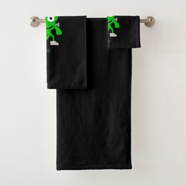 Ensemble de serviettes de salutations d'Halloween  (En situation)