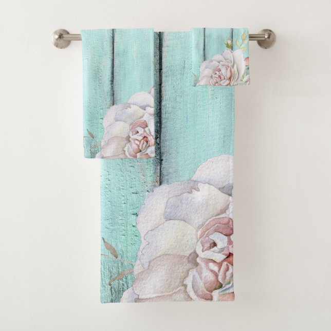 Ensemble De Serviettes De Toilette Chic Country Sh (En situation)