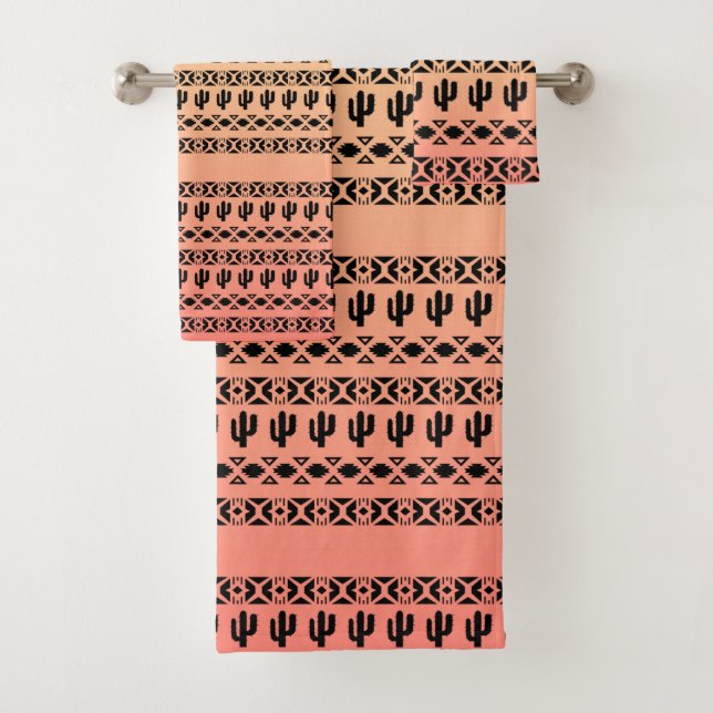 Ensemble de serviettes Desert Southwest Design (En situation)