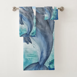 Ensemble de serviettes Dolphins