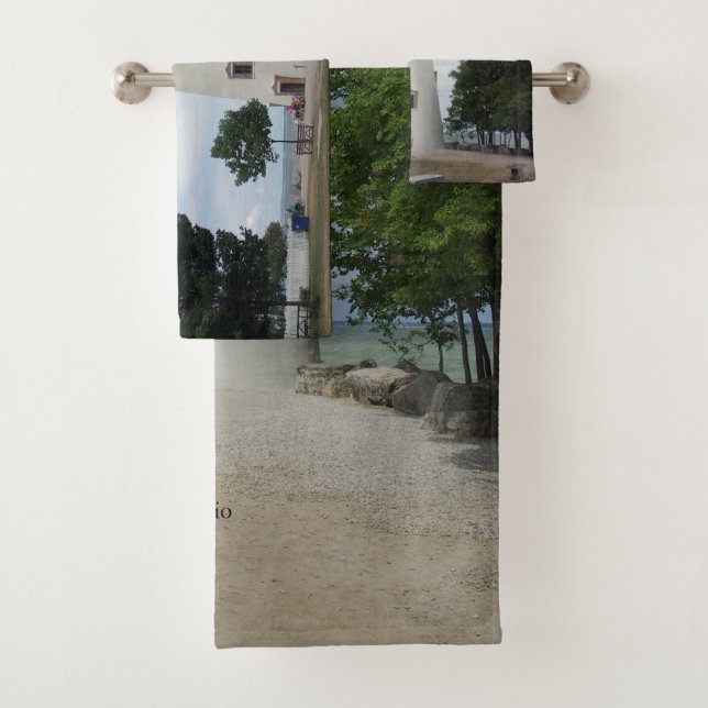 Ensemble de serviettes du phare de Marblehead (En situation)