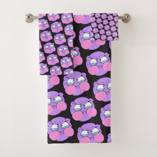 Ensemble de serviettes Emote Face