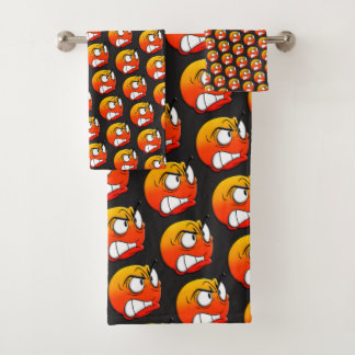 Ensemble de serviettes Emote Face