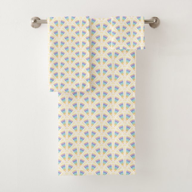 Ensemble de serviettes Light Arches (En situation)