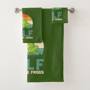 Ensemble de serviettes Love Frogs