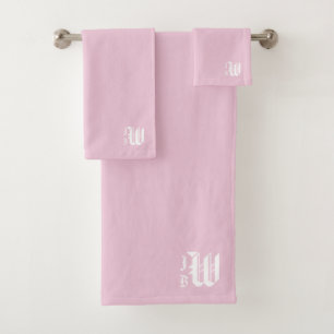 Ensemble de serviettes Monogram Preppy
