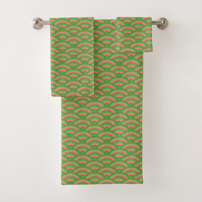 Ensemble de serviettes Nature Arches (En situation)