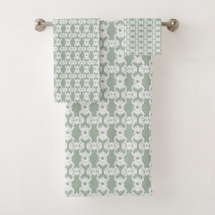 Ensemble de serviettes Sage Damask