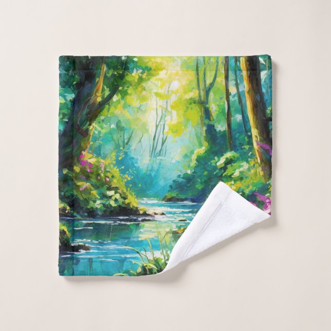 Ensemble de serviettes Serenity Stream  (Gant de toilette)