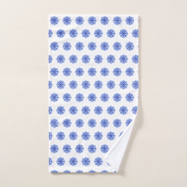 Ensemble de serviettes Snowflakes (Serviette à main)