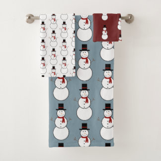 Ensemble de serviettes Snowman