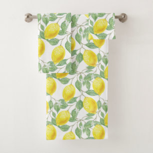 Ensemble de serviettes Vintage Lemon Vines