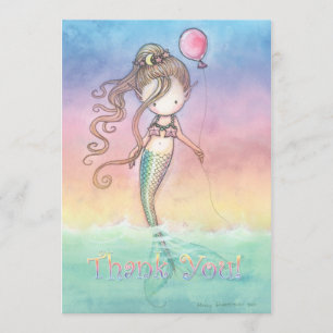 Ensemble de Sirène Anniversaire Merci Notes