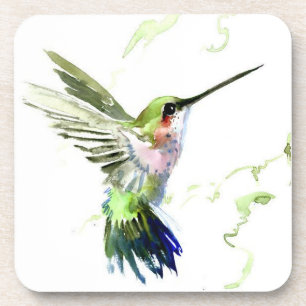 Ensemble de six Dessous de verre - Oiseau de Hummi