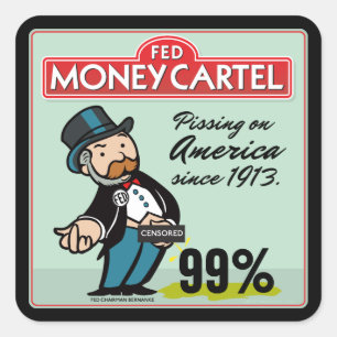 Ensemble de stickers anti-Réserve fédérale