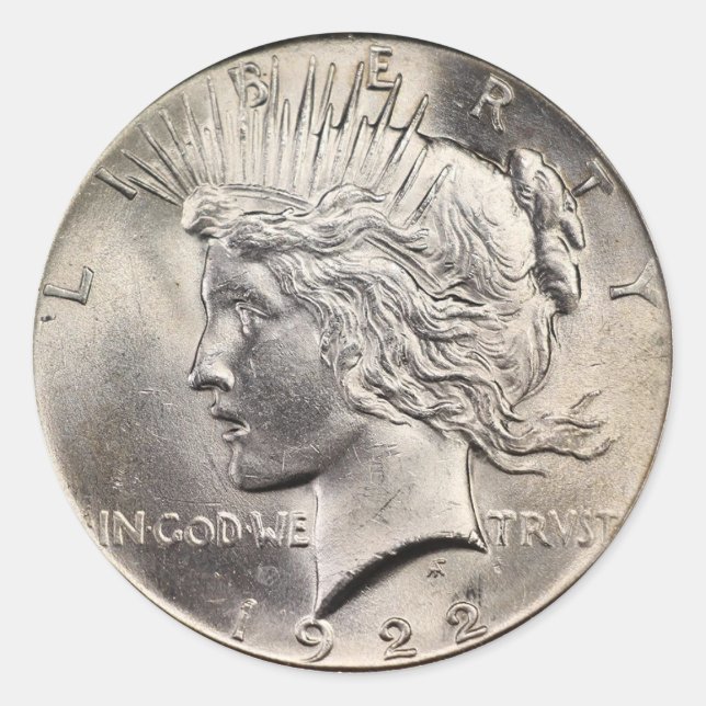 Ensemble de stickers de dollars de paix (Devant)