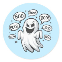 Ensemble de stickers de fantômes de Boo amusant
