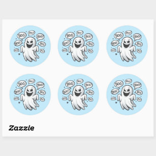 Ensemble de stickers de fantômes de Boo amusant