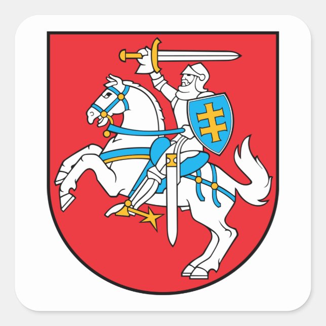 Ensemble de stickers Vytis lituanien (Devant)