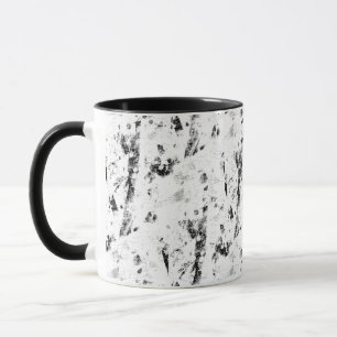 Ensemble de Tasse Monochrome Abstraite de Luxe
