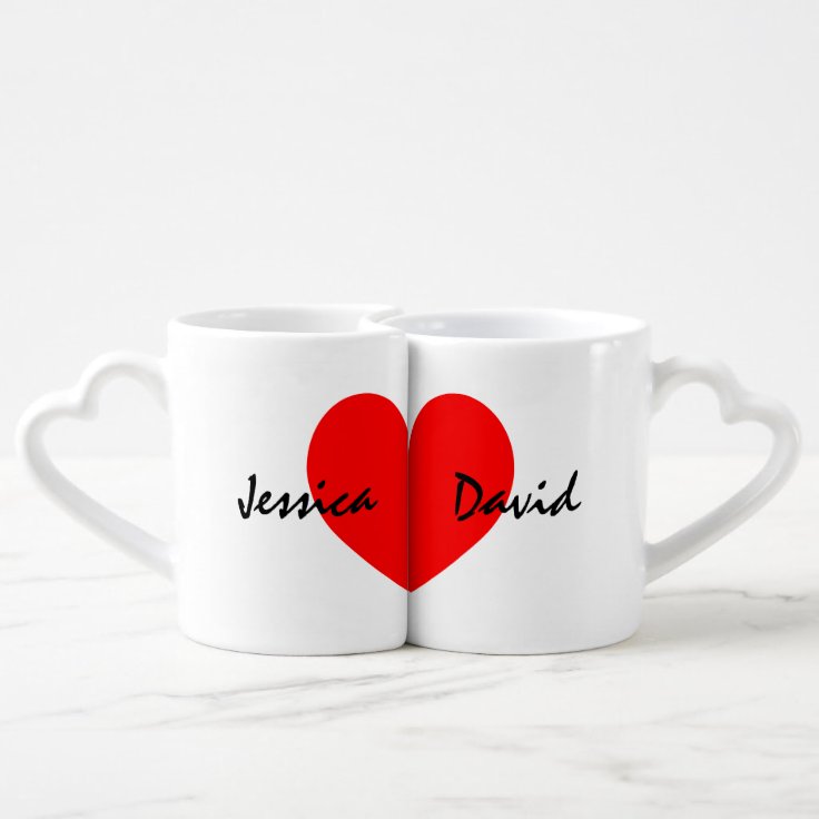 Ensemble De Tasse Pour Amoureux Personnalise Avec Zazzle Ca