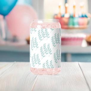 Ensemble de verre Cute Green Leaves