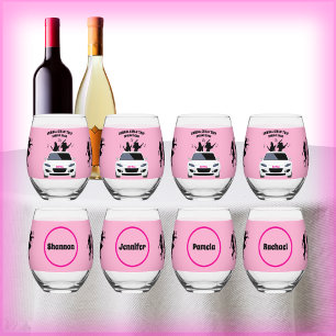 Ensemble de verres à vin Souvenirs de voyage entre