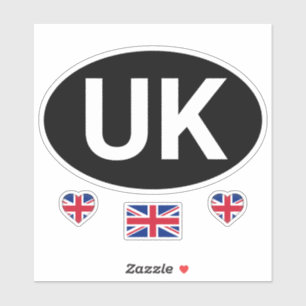 Ensemble de voyage pour autocollants britanniques 