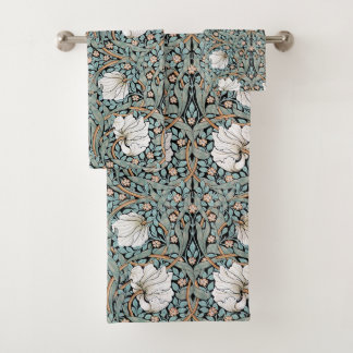 Ensemble floral de serviette de Bath de mouron de