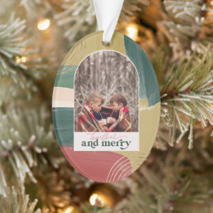 Ensemble & Joyeux   Arc photo moderne Noël Orn