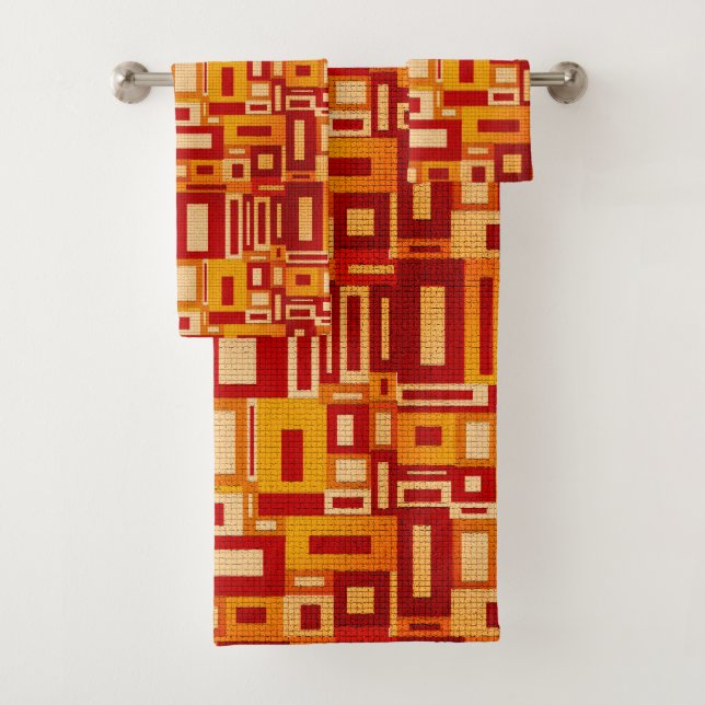 Ensemble moderne de Geometrics BathTowel de la (En situation)