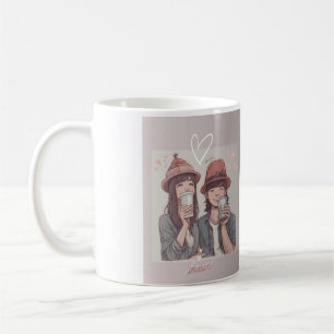 Ensemble mug imprimé pour toujours
