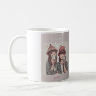 Ensemble mug imprimé pour toujours