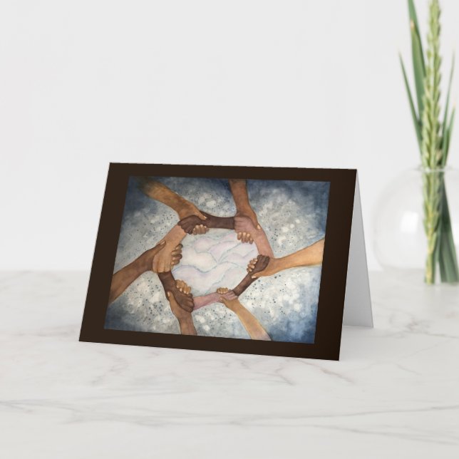 Ensemble nous pouvons conquérir tout carte (Devant)