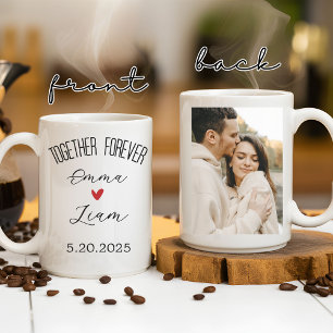 Ensemble pour toujours Mug sur mesure, cadeau Mari