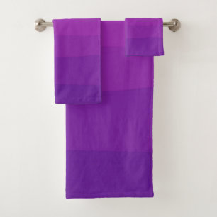 Ensemble pourpre de serviette de Bath d'Ombre