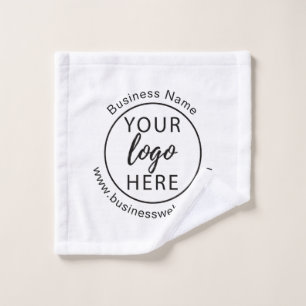 Ensemble simple personnalisé de serviettes de toil