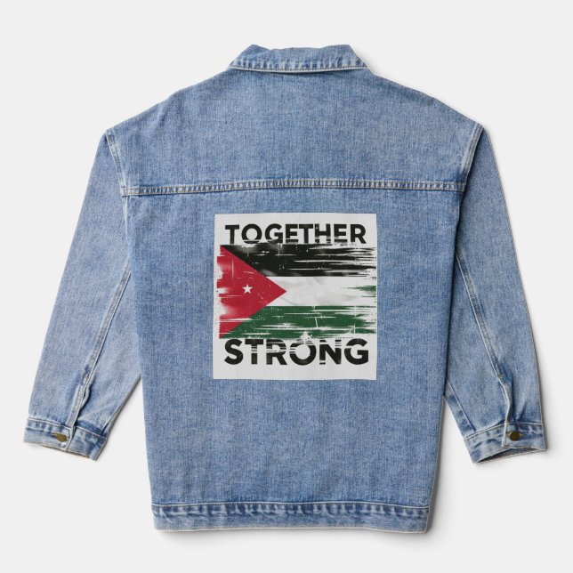 Ensemble un soutien solide Palestine (Verso)